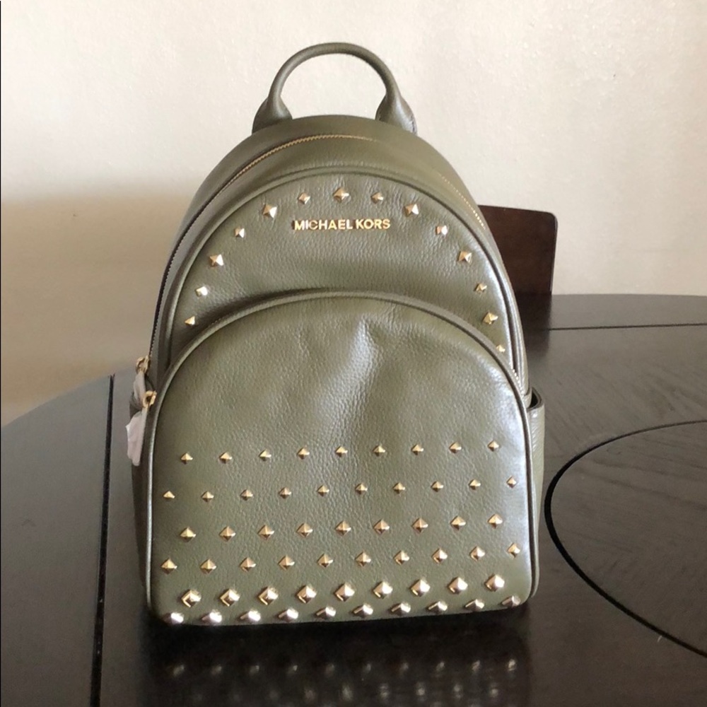 Michael kors studed backpack olive